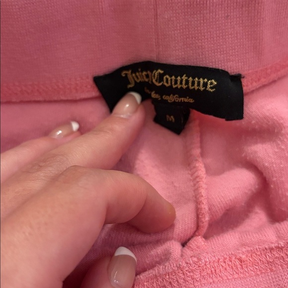 VINTAGE Velour Juicy Couture Pink Size M Pants - Picture 4 of 6